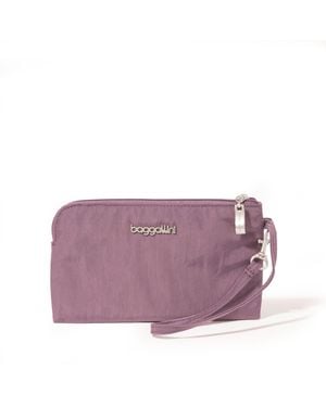 Baggallini Rfid Wristlet Wallet - Purple