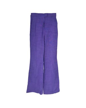 Galvan London London Flared Pants - Purple