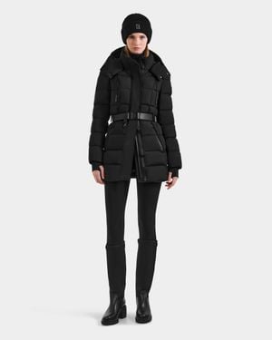 Rudsak Frida Matte Mid-Length Down Puffer - Black