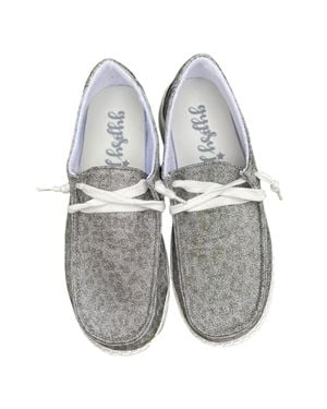Gypsy Jazz To The Moon Slip On Sneakers - Gray