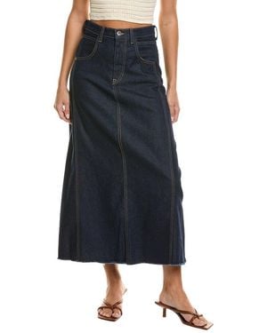 Johnny Was La Siene Denim Maxi Skirt - Blue