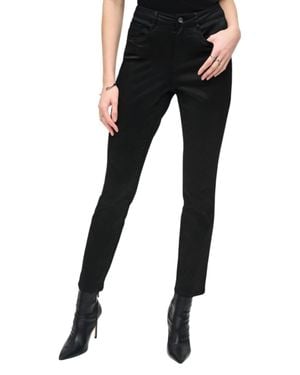 Joseph Ribkoff High-Rise Slim Casual Jeans - Black