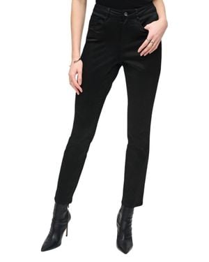 Joseph Ribkoff High-Rise Slim Casual Jeans - Black