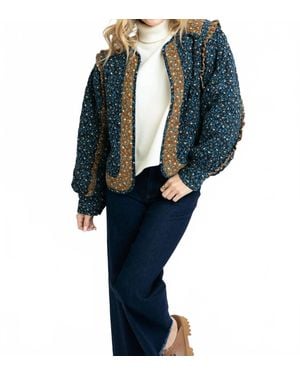 Karlie Forestry Tapestry Quilted Jacket - Black
