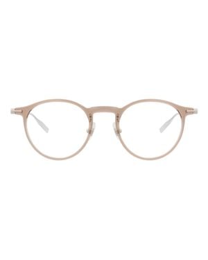 Montblanc Round-Frame Injection Optical Frames - Natural