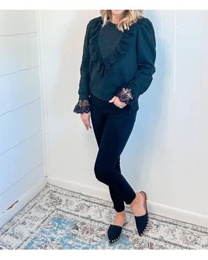 Stellah Lace Top - Blue