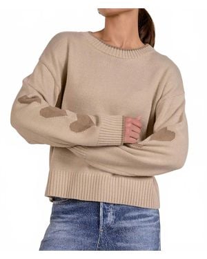 Elan Hearts Sweater - Natural