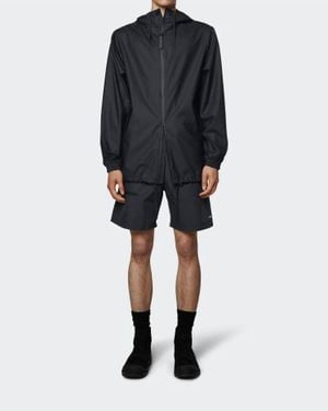 Rains Storm Breaker Elasticated Cuffs Raincoat - Black