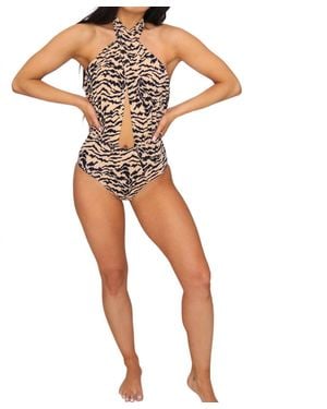 Envya Bahama Bombshell One-Piece Swimsuit - White