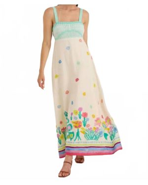 Alivia Lavinia Midi Dress - White