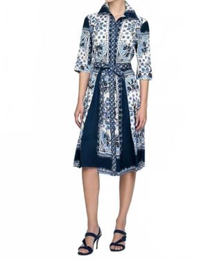 Patty Kim Kelly Dress - Blue