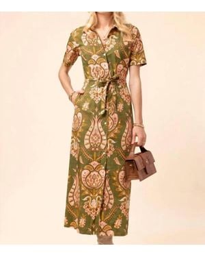 spartina 449 Allison Midi Dress - Metallic