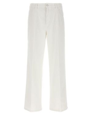 Cellar Door Cotton Casual Pants - White