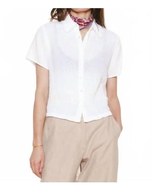 Raquel Allegra Calista Blouse - White