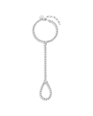 Eklexic Micro Link Curb Hand Chain - White