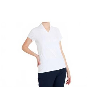 Abacus Sportswear Hammel Recycled Cupsleeve Shirt - White