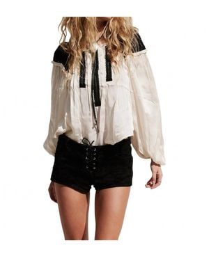 Jen's Pirate Booty Costa Brava Long Sleeve Top - White