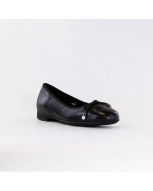 Ara Scout Bow Ballet Flat - Black