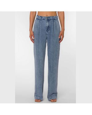Velvet Heart Desma High-Rise Pant - Blue