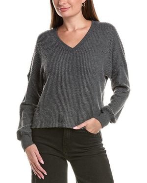 Michael Stars Salma V-Neck - Gray