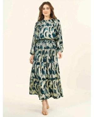 Omika Rosalita Midi Skirt - Green