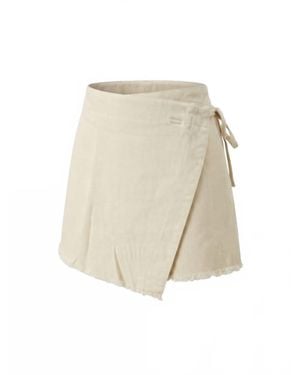 Eesome 'Surban Edge Mineral Wrap Skort - White