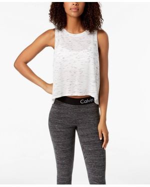 Calvin Klein Activewear Performance Fitness Workout Tank Top - White