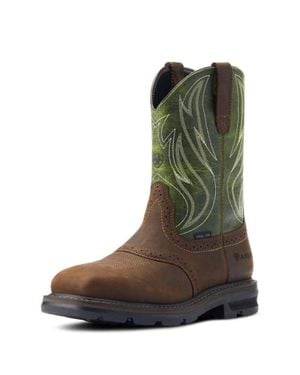 Ariat Steel-Toe Sierra Shock Shield Work Boot - Green