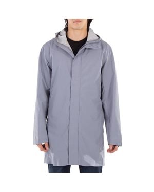 Save The Duck Jas Dacey Logo-Patch Hooded Jacket - Blue
