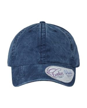 Infinity Her Pigment-Dyed With Fashion Undervisor Cap - Blue