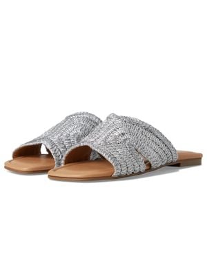 Marc Fisher Ltd Narda Sandals Square Toe Slide Htat1848 - Gray