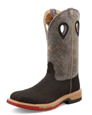 Twisted X Western Work Boot - Black