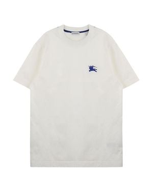 Jil Sander Logo Embroidered T-Shirt - White
