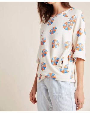 Eva Franco Beach Umbrella Pullover - Natural