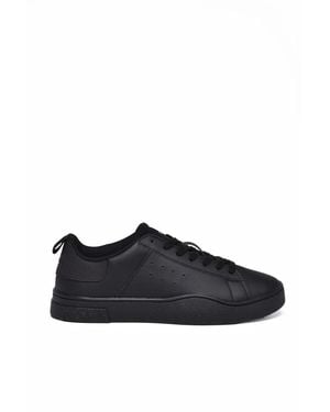 DIESEL Streamlined Rubber Sneakers - Black