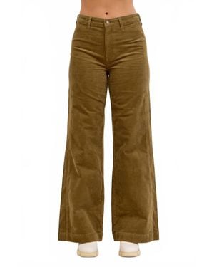 Judy Blue High Waisted Retro Wide Leg Pant - Green
