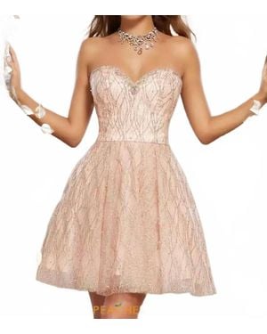 Mori Lee Homecoming Dress - Natural