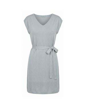 Malo Silk Dress - Gray