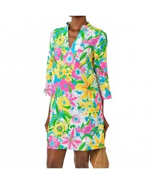 Lilly Pulitzer Annadetta Linen Tunic Dress - Green