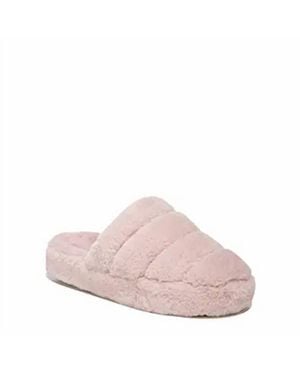 Vionic Cosmina Shearling Mule Slipper - Pink