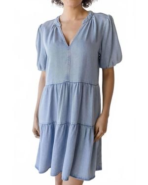 Velvet Heart Marscina Mini Dress - Blue