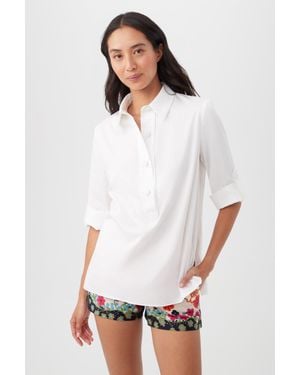 Trina Turk Portrait Top - White