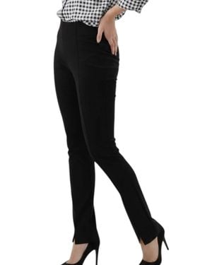 Renuar Woven Capri Pant - Black