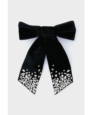 Mignonne Gavigan Matilee Velvet Bow - Black