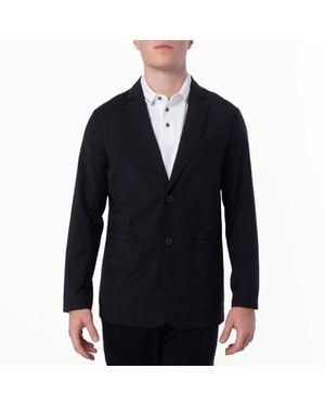 Emporio Armani Single-Breasted Jacket - Blue