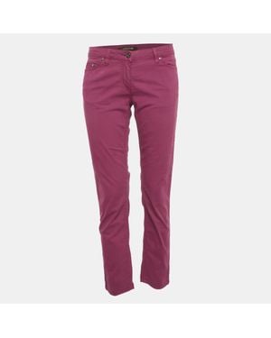 Roberto Cavalli Cotton Jeans M/Waist - Purple