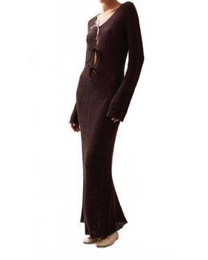 Alohas Triza Maxi Dress - Black