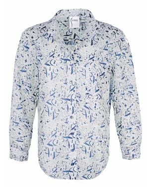 Finley Andie Shirt Scroll - Blue