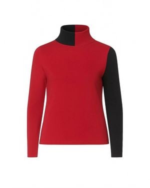 J'Envie/Eli Stockholm Turtleneck Top - Red