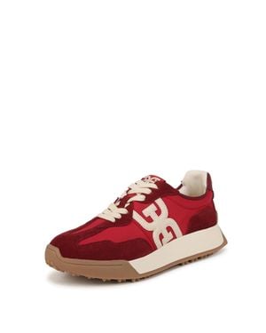 Sam Edelman Langley 3 I8877M7600 'Sm Suede Lifestyle Shoes Zogg2853 - Red